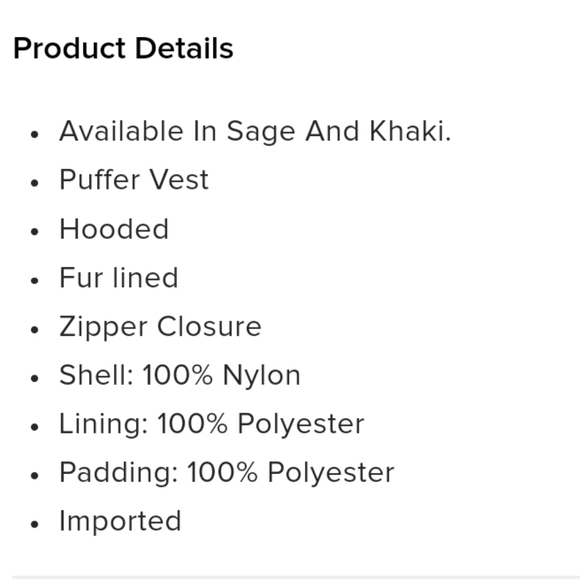 Fashion Nova Puffer Vest - Picture 3 of 4